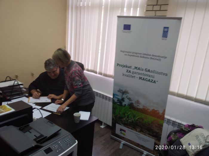 Realizovana podrška za 6 malih gazdinstava na unapređenju marketinga proizvoda i usluga